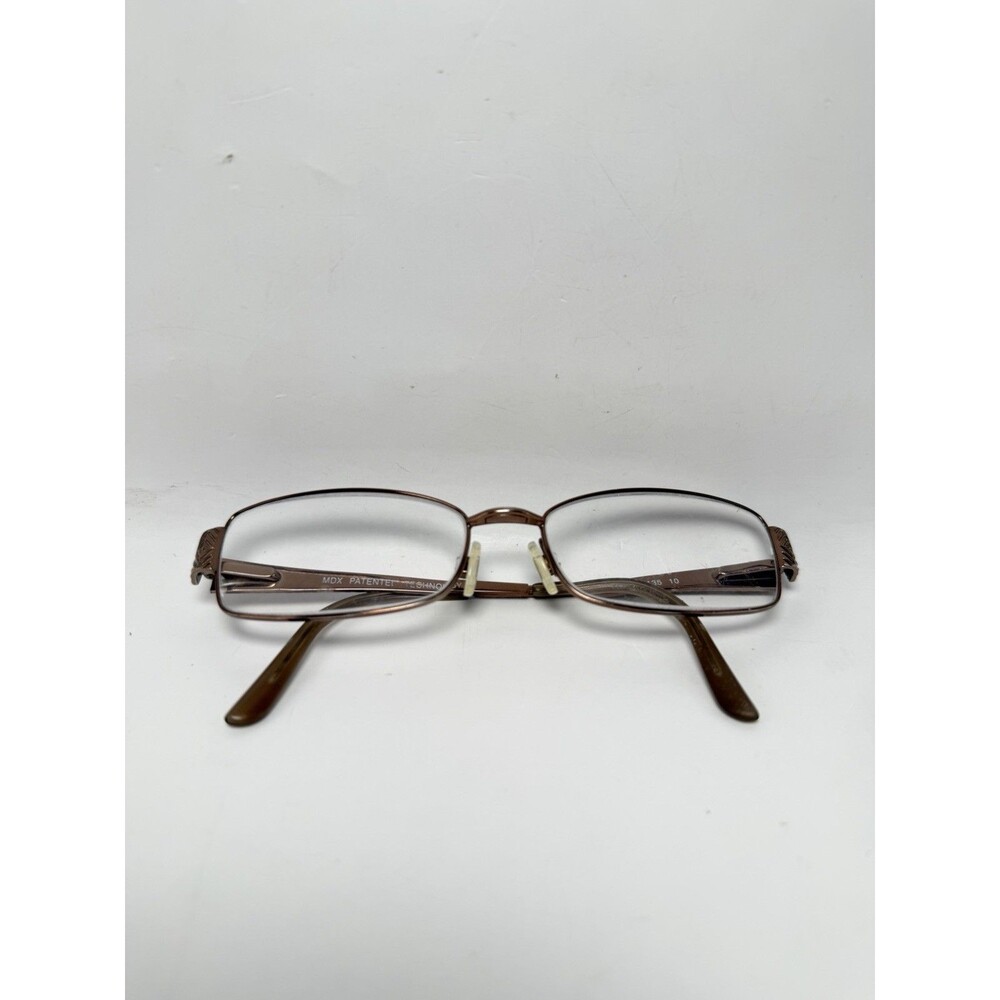 Manhattan Max MDX Eyeglasses Frames Only S3206 Brown Metal Full Rim 53-16-135